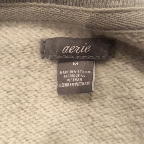 Gray sweater with ruffled sleeves - Picture 3 of 3